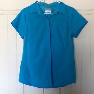 Blue Columbia shirt
